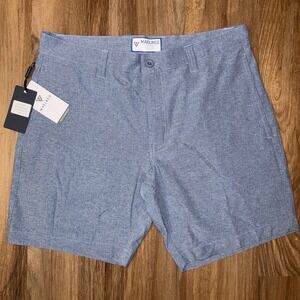 NWT Maelreg Performance Proflex Golf Shorts Mens Size 30 x 7 UPF 30 Dark Blue